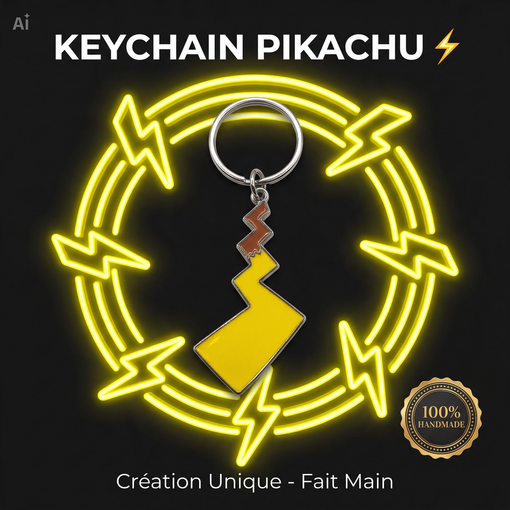 Collier Pokémon et porte-clé Pokémon